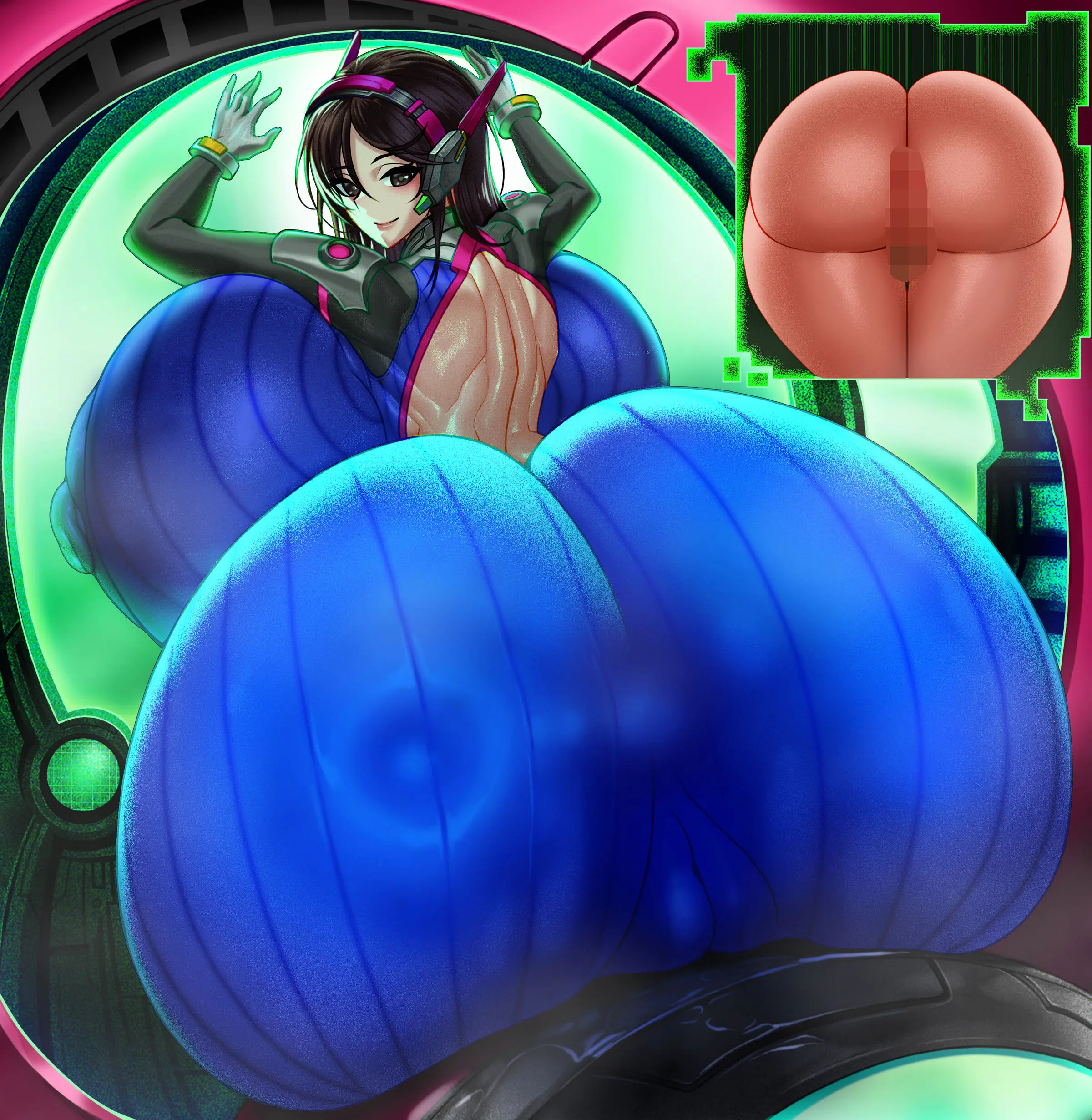 디바 엉덩이 파괴 커미션 2
